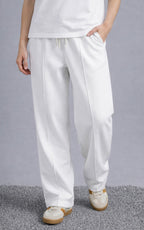 White Relaxed Fit Baggy Trouser – Men's Casual Bottoms