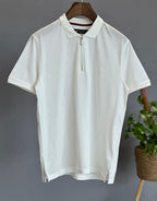 Platinum White Edition Polo Shirt – Men's Premium Cotton Polo