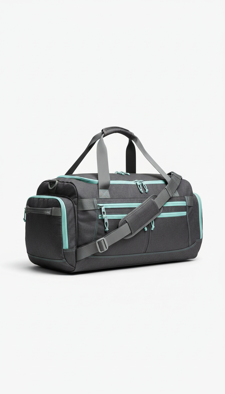 Mist Aqua Utility Duffel