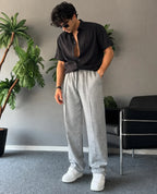 Relaxed-Fit Trouser - Light Grey