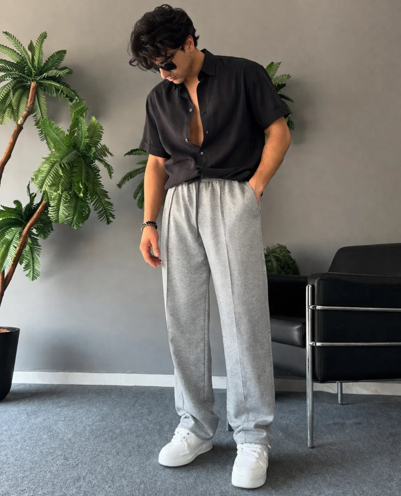 Relaxed-Fit Trouser - Light Grey