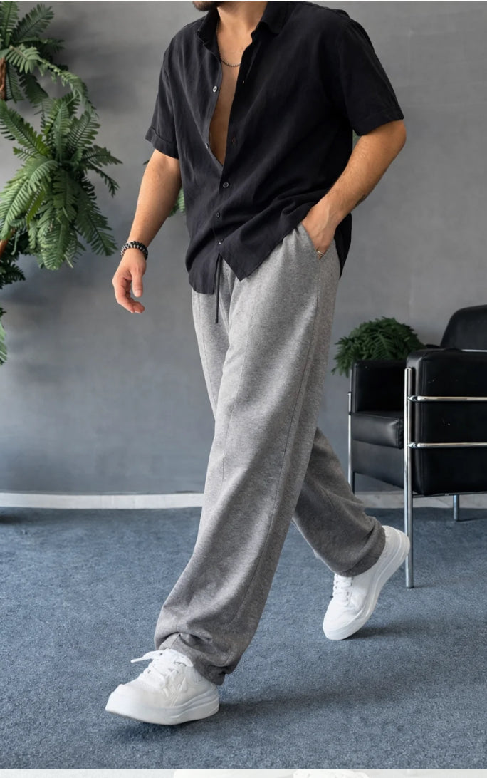 Relaxed-Fit Trouser - Light Grey