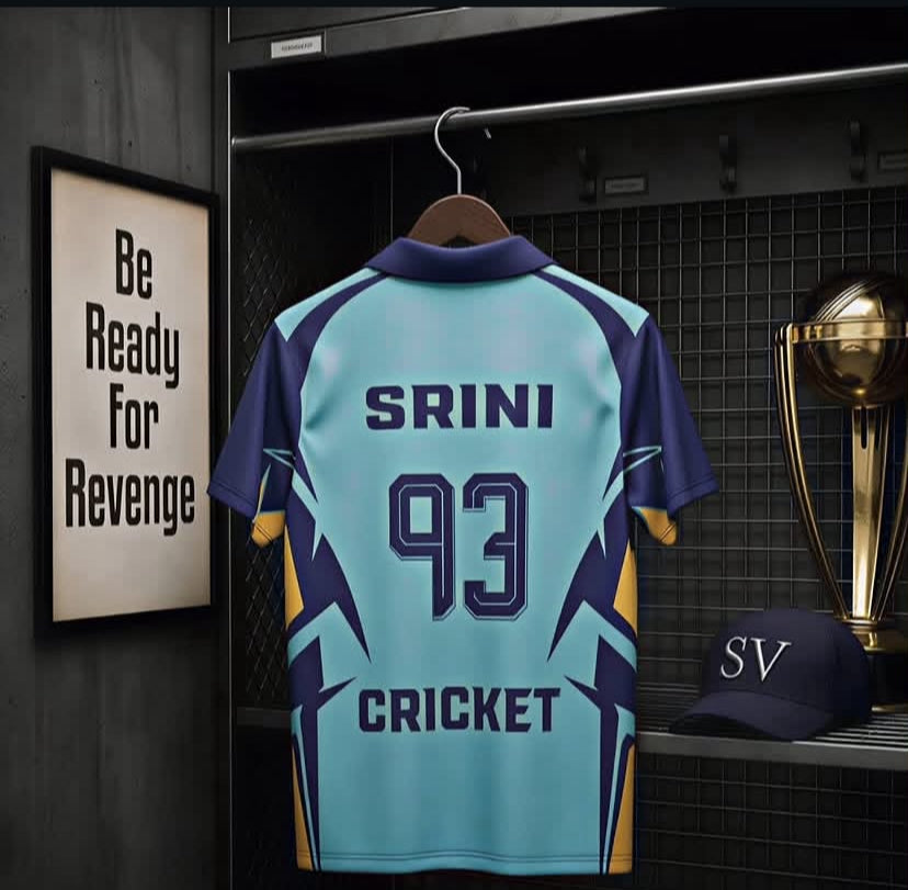 COUSTOMIZED CRICKET JERSEY