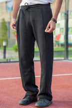Noir Black Baggy Fit Trouser – Men's Relaxed Bottoms