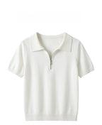 Platinum White Edition Polo Shirt – Men's Premium Cotton Polo