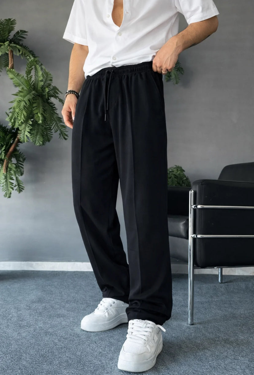 Noir-Black Fit Bagyy Touser